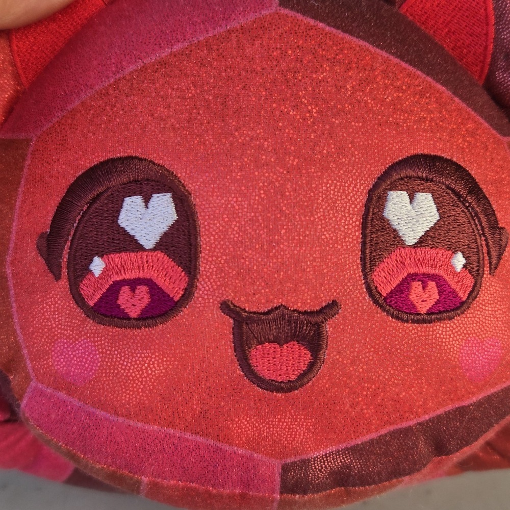 Aphmau MeeMeows LARGE PLUSH 11" RUBY Red Cat‎ Stuffed Animal Embroidered Eyes - Picture 11 of 12